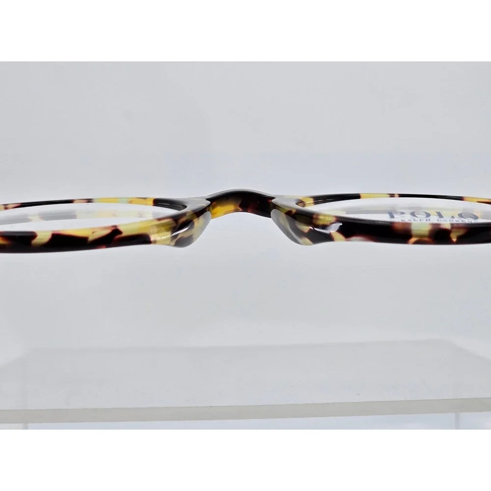 Polo Ralph Lauren Eyeglasses Unisex 50-21-145 Shiny Milky Yellow Havana - New